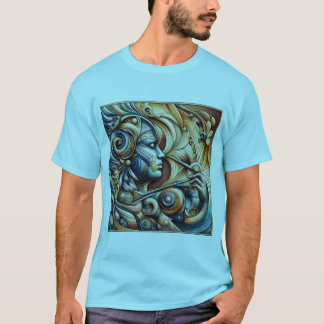 Camiseta "Camiseta estampada masculina - arte gráfico moder