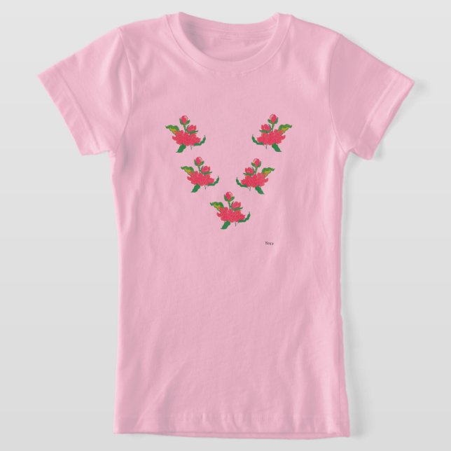 Camiseta Camiseta: Flor japonesa (Distribución)