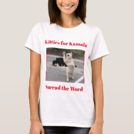 Camiseta Camiseta: foto: Kitties para Kamala