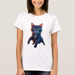 Camiseta "Camiseta Galaxy Mascota Espacio cósmico perro y