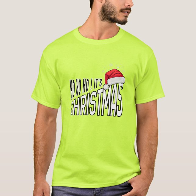 Camiseta Camiseta: ¡Genial! Es Navidad (lima) (Anverso)