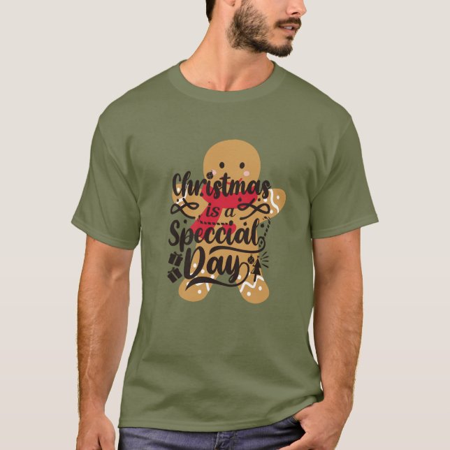 Camiseta "¡Camiseta Gingerbread Edition!" para Navidades (Anverso)