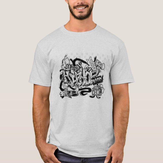 Camiseta "Camiseta gráfica clásica - Tee de algodón suave " (Anverso)