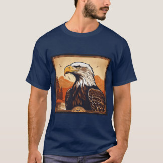 Camiseta "Camiseta gráfica de Águila Majestuosa"