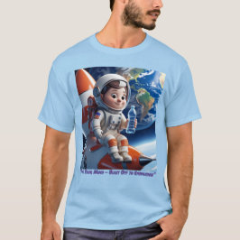 Camiseta "Camiseta gráfica de aventura espacial astronauta"