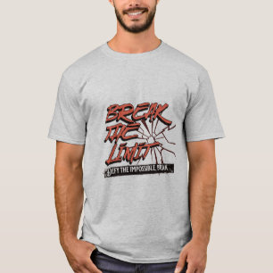 Camiseta "Camiseta gráfica "Rompe el Límite".
