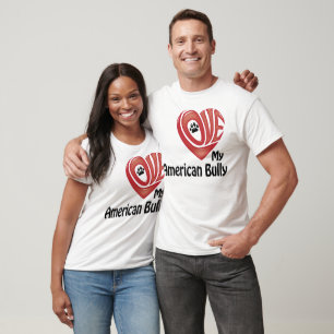 Camiseta Camiseta, hombres: Ame a mi matón americano