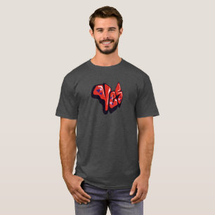 Camiseta ¡Camiseta impresionante y nerviosa del estilo de