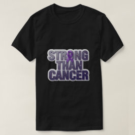 Camiseta *Camiseta Inspiradora Más Fuerte Que El Cáncer – E