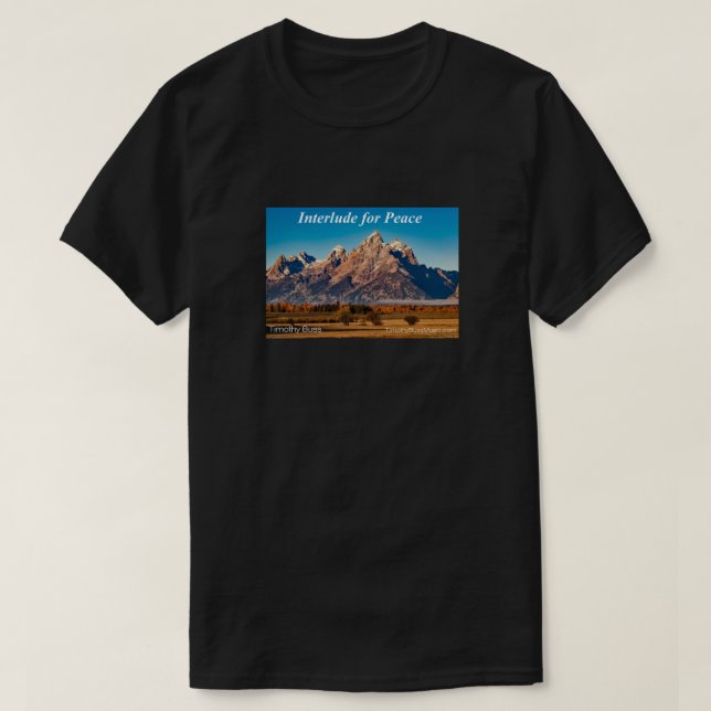 Camiseta Camiseta, interludio por la paz (Diseño del anverso)
