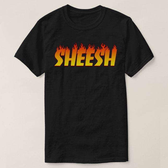 Camiseta Camiseta, jeesh, seeesh, bovino de la carne, jeque (Diseño del anverso)