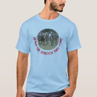 Camiseta Camiseta-La carrera de estiramiento