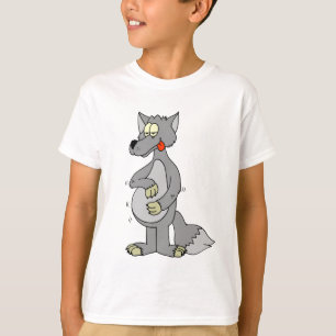 Camiseta Camiseta: Lobo hambriento