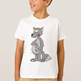 Camiseta Camiseta: Lobo hambriento