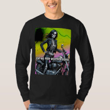 Camiseta, manga larga,