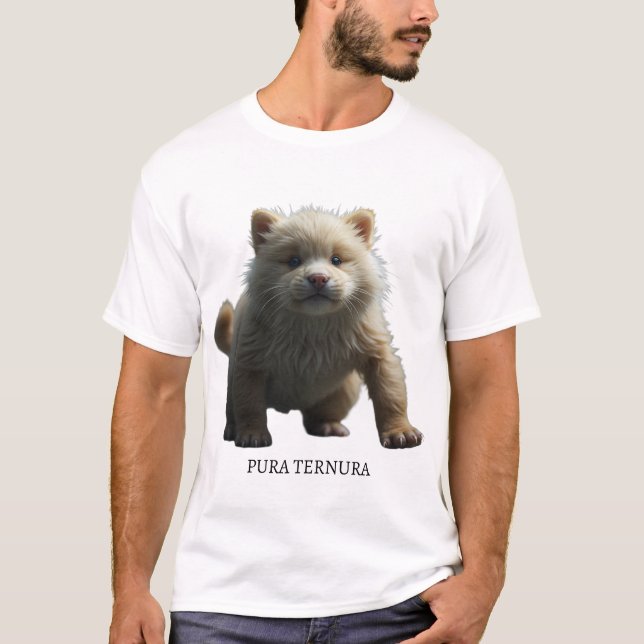 Camiseta Camiseta: Mi Dosis de Ternura Peluda (Anverso)