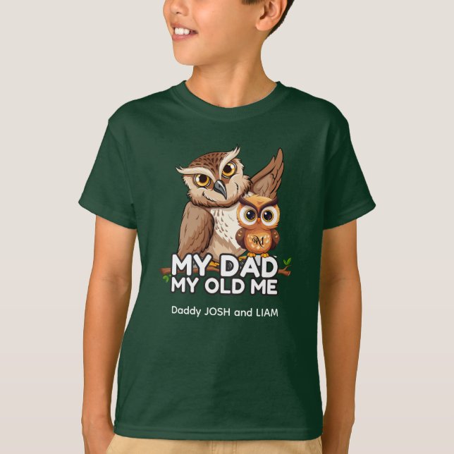 Camiseta Camiseta: Mi papá mi viejo (verde) (Anverso)