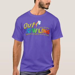 Camiseta: Camiseta Morada del Logotipo del Arcoíri