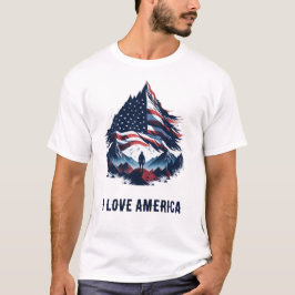 Camiseta camiseta: papel tapiz de un soldado americano, ban