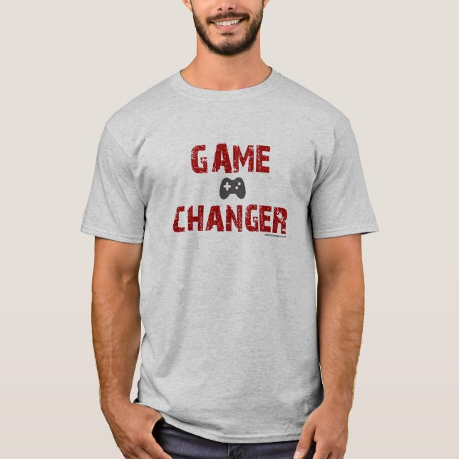 Camiseta "Camiseta para hombre del cambiador del juego" (Anverso)