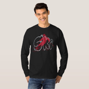 Camiseta "Camiseta para la vida de esquí: Golpea las pistas