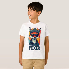 Camiseta "Camiseta para niños - Diseño divertido de Fox par