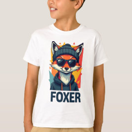 Camiseta "Camiseta para niños - Diseño divertido de Fox par