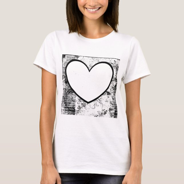 Camiseta Camiseta, parte movible de la foto de la forma del (Anverso)