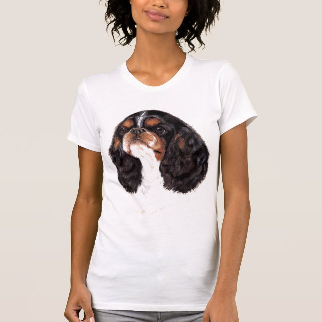 Camiseta Camiseta: Perro de aguas de rey Charles (no (Anverso)
