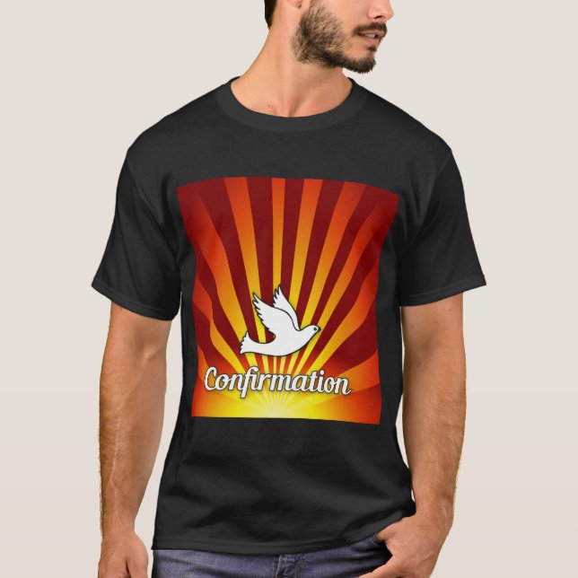 Camiseta Camiseta, Personalización de la Confirmación, Nomb (Anverso)