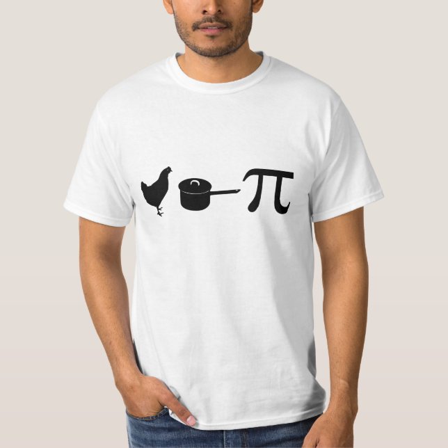 Camiseta Camiseta, pote pi del pollo (Anverso)