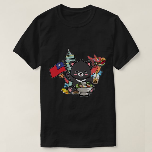 Camiseta camiseta pro Taiwán (Diseño del anverso)