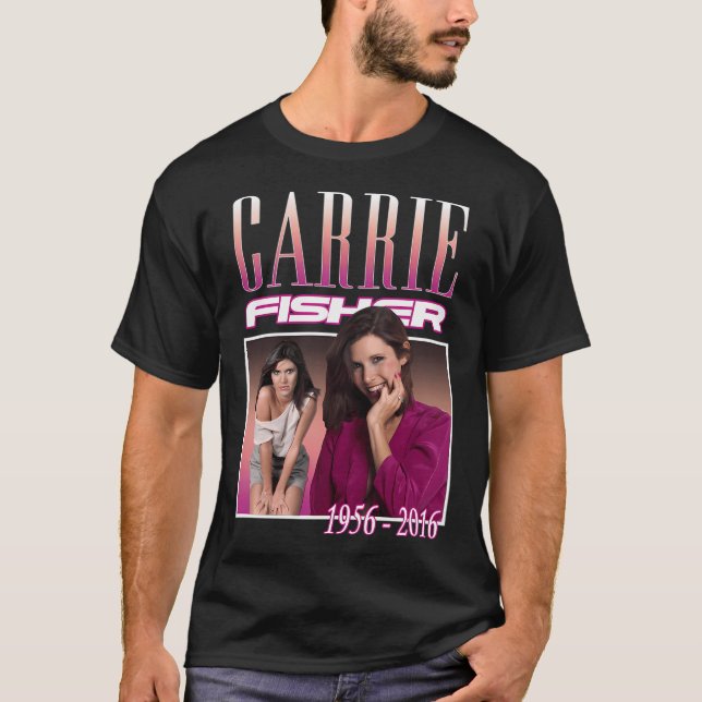 Camiseta Camiseta-Retro-Carrie-Fisher (Anverso)
