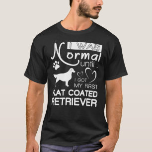 Camiseta "Camiseta revestida plana del regalo del perro