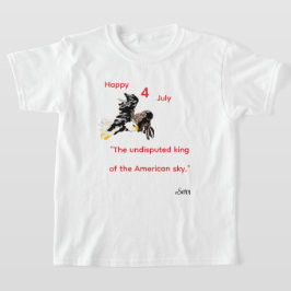Camiseta Camiseta: Rey indiscutible, el águila calva.