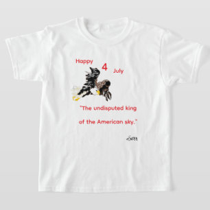 Camiseta Camiseta: Rey indiscutible, el águila calva.