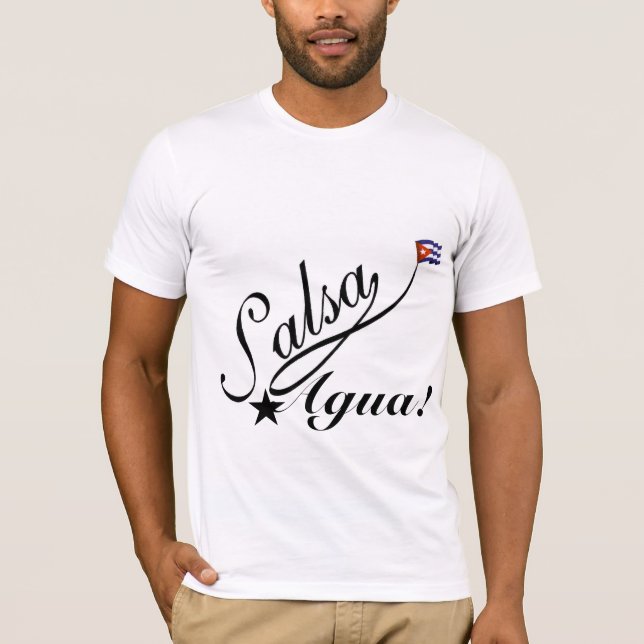 Camiseta ¡Camiseta Salsa Agua! (Anverso)
