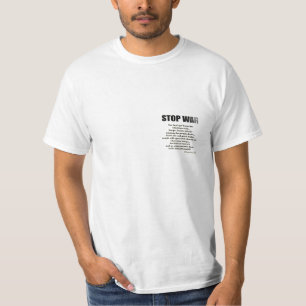 Camiseta Camiseta-STOP GUERRA pequeña