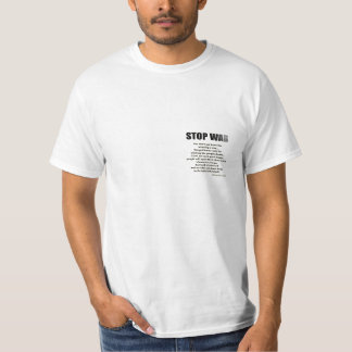 Camiseta Camiseta-STOP GUERRA pequeña