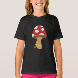 Camiseta Camiseta-T del Chica de hongos