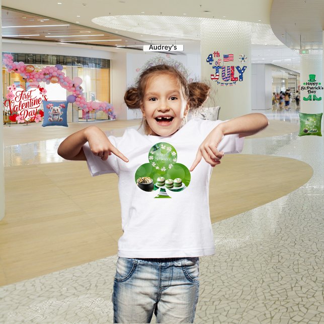 Camiseta Camiseta-T del Chica del Día de San Patricio (Subido por el creador)