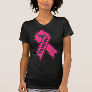 Camiseta Camiseta-T para sobreviviente de cáncer de mama