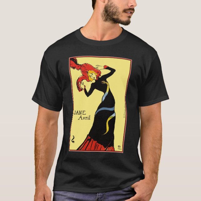 Camiseta Camiseta: Toulouse-Lautrec - Jane Avril (Anverso)
