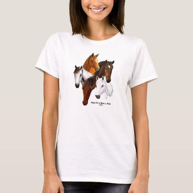 Camiseta ¡Camiseta, un pasado del caballo que es esa señora (Anverso)