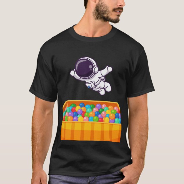 Camiseta Camiseta: Un salto cósmico hacia la diversión (Anverso)