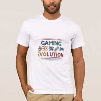 Camiseta Camiseta: Una evolución de juegos diseñando camise