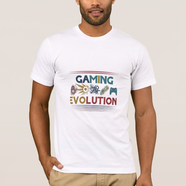 Camiseta Camiseta: Una evolución de juegos diseñando camise (Anverso)