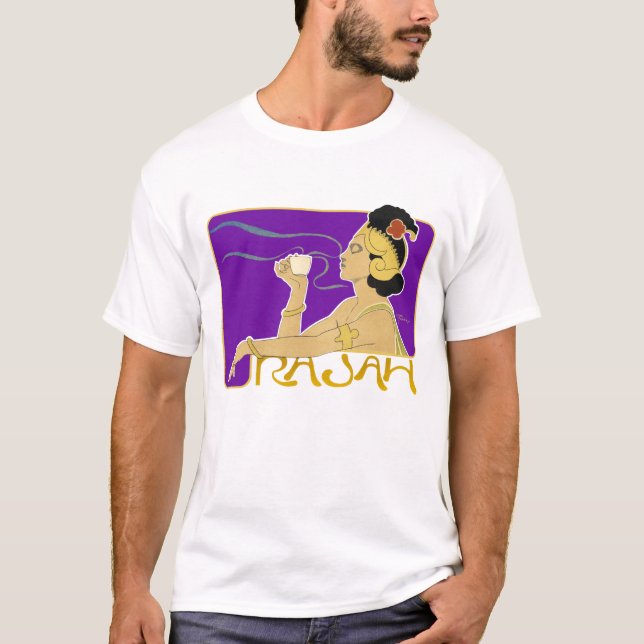 Camiseta Camiseta: Vintage Rajah Coffee (Anverso)