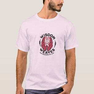 Camiseta "Camiseta Wisdom Weaves the Meaning of Life – Insp