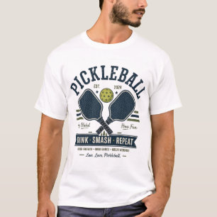 Camiseta CamisetaDink de Pickleball Antiguo Smash Repite